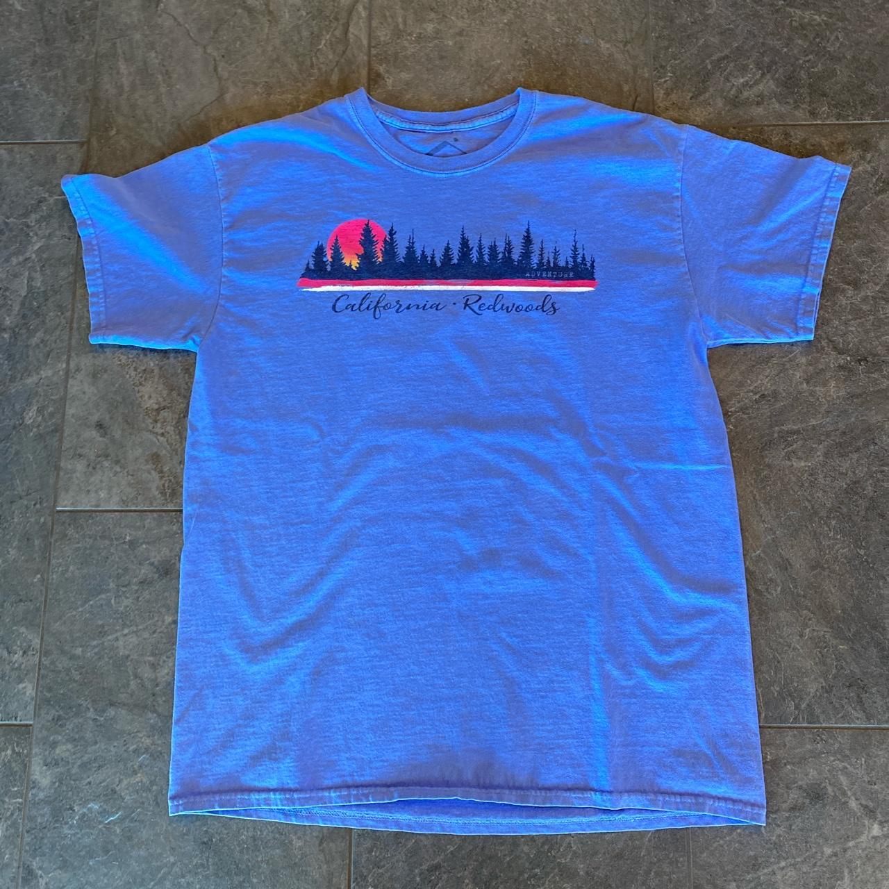 California Redwoods destination trees forest blue... - Depop