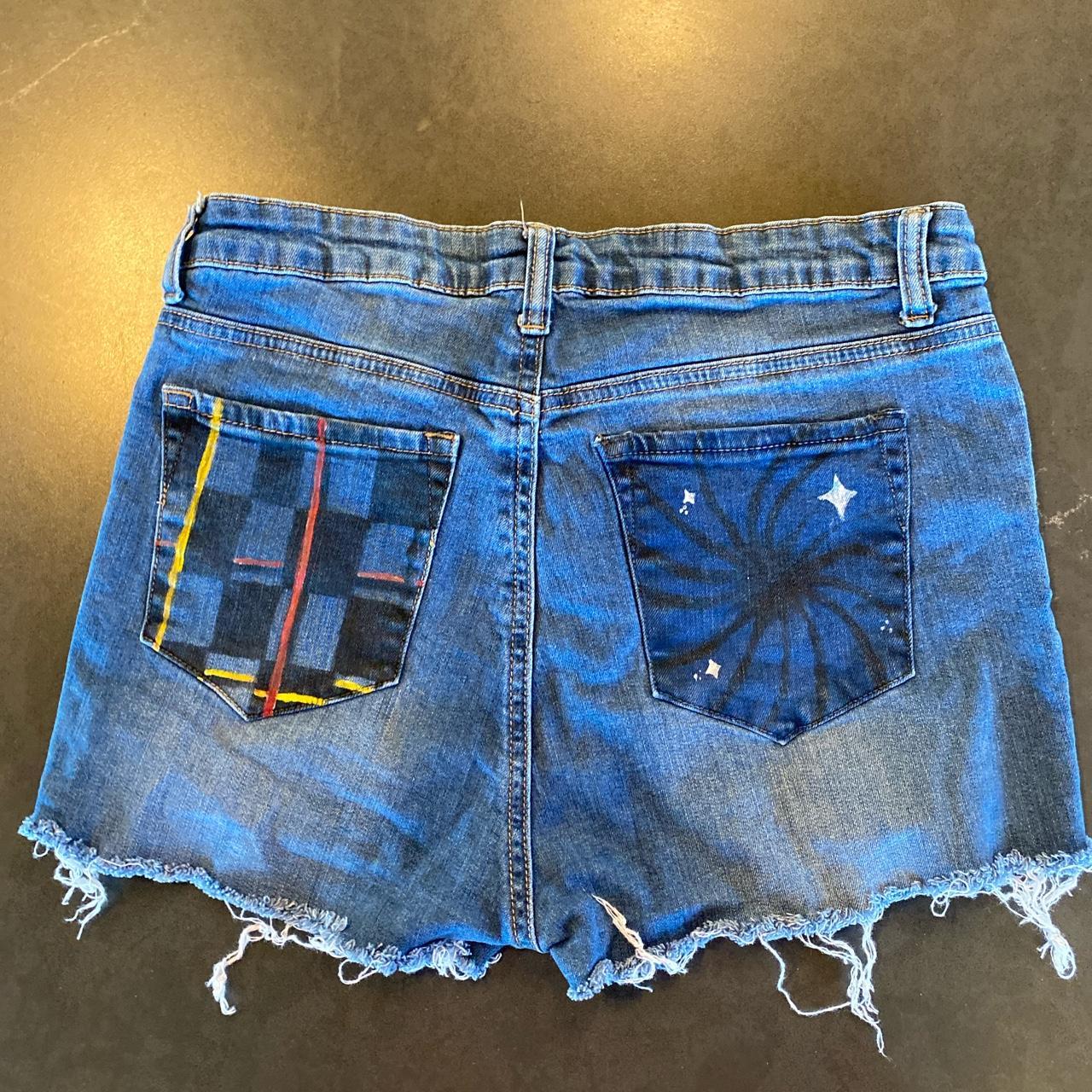 Wax Jeans Los Angeles California distressed high... Depop
