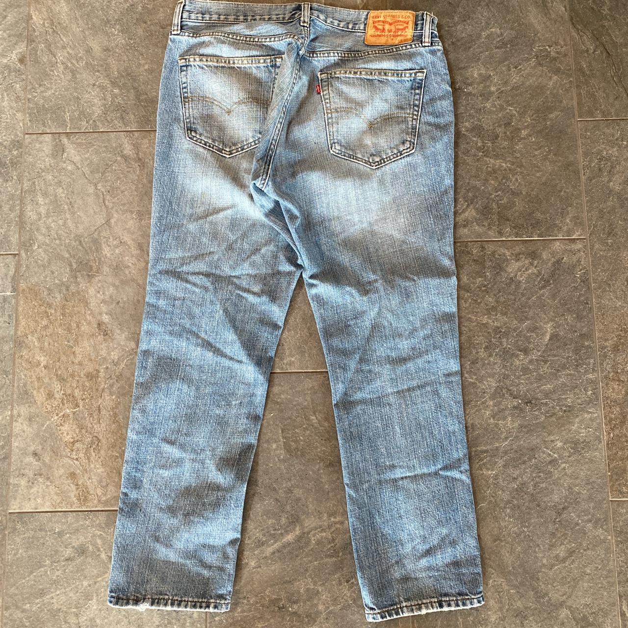 Levi 559’s medium wash zipper fly regular fit size... - Depop