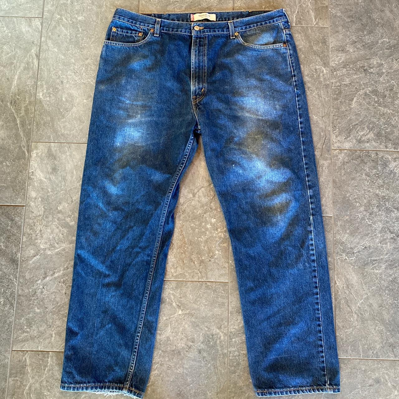 Levi 505’ jeans zipper fly regular fit grunge vibe... Depop