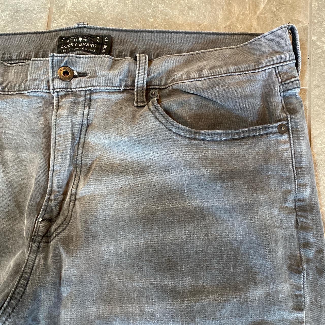 Lucky Brand Men's Grey Jeans | Depop