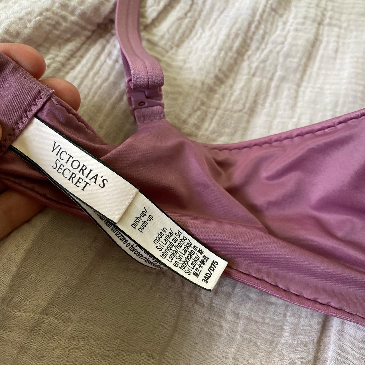 Light purple satin push up bra from Victoria’s... - Depop