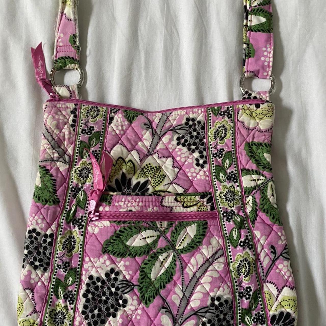 vera bradley pink and green pattern