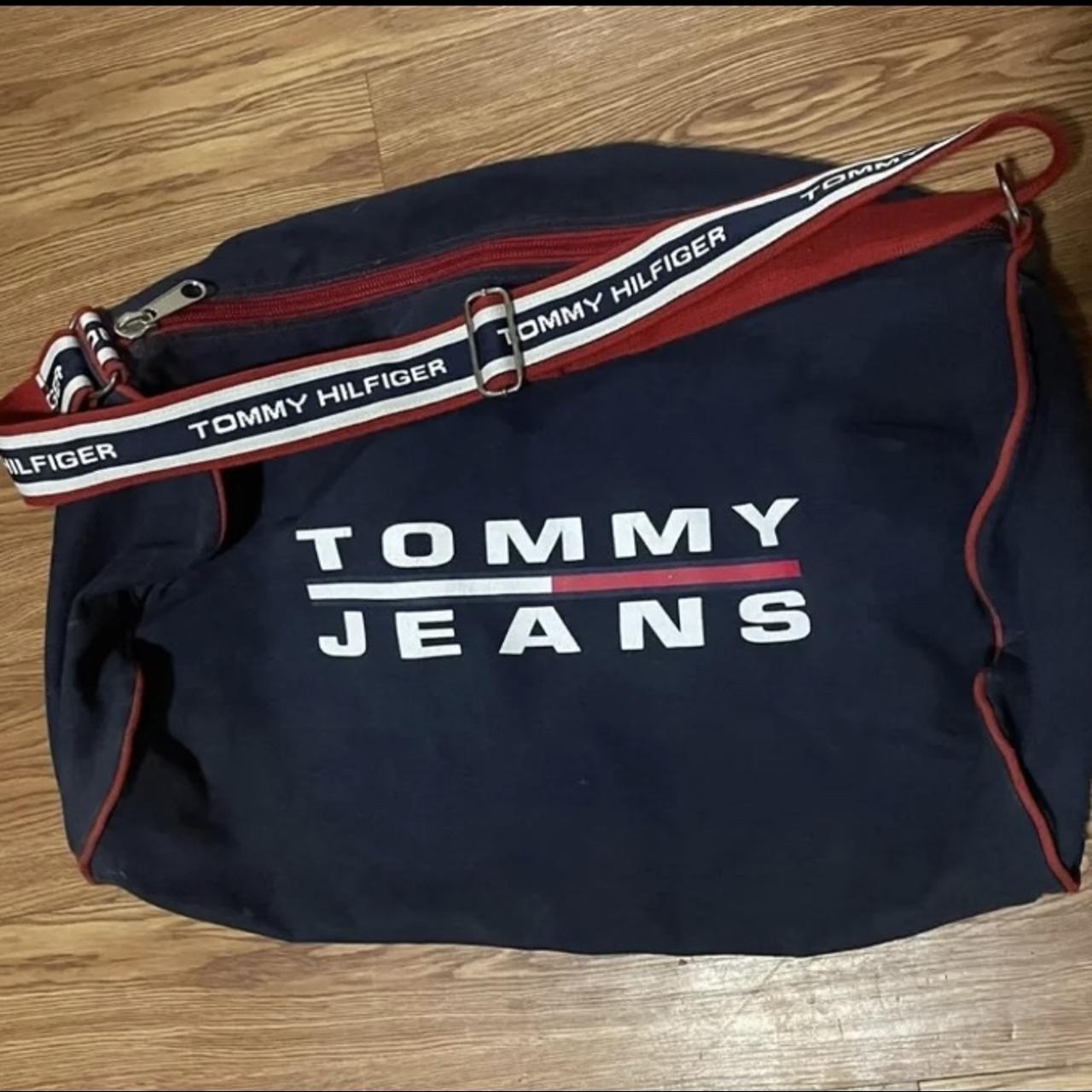 Vintage Tommy Jeans Hilfiger duffle bag!. Clean... Depop