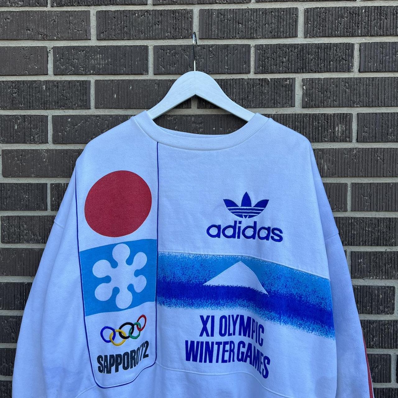Vintage 1972 Adidas Winter Games Sapporo Sweater... - Depop