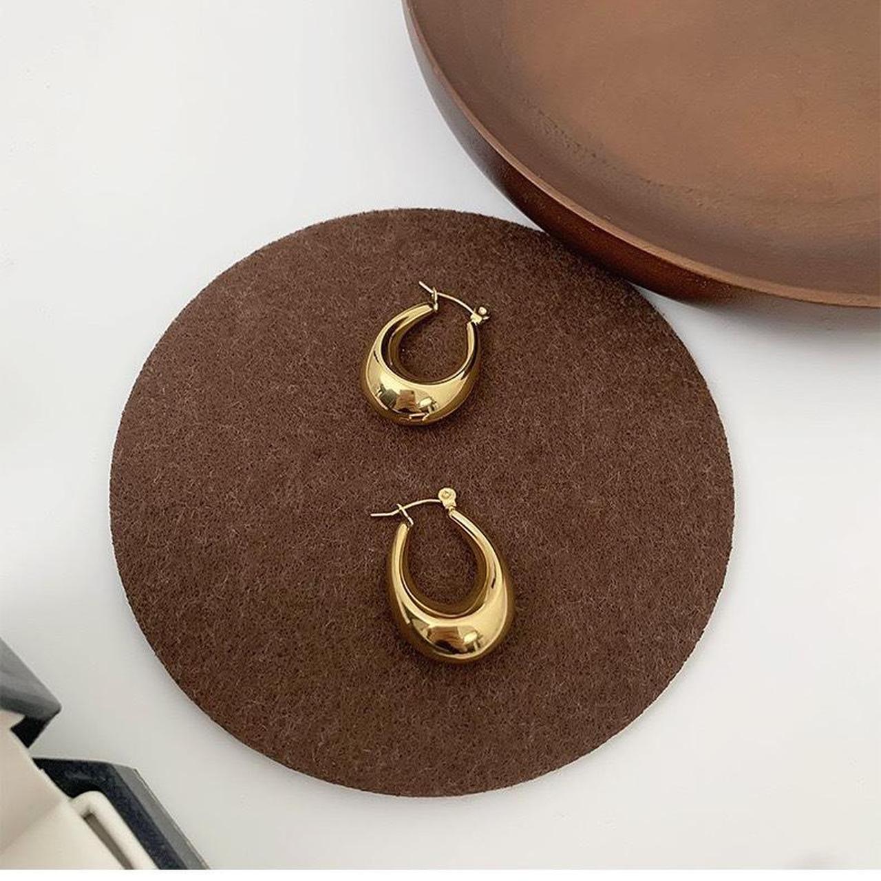 Product Image 3 - Oval hoops earrings funky hoops