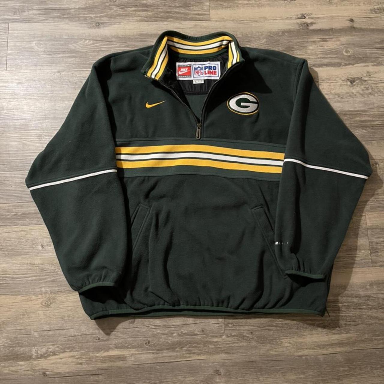 Vintage Nike Green Bay Packers Vest Fleece