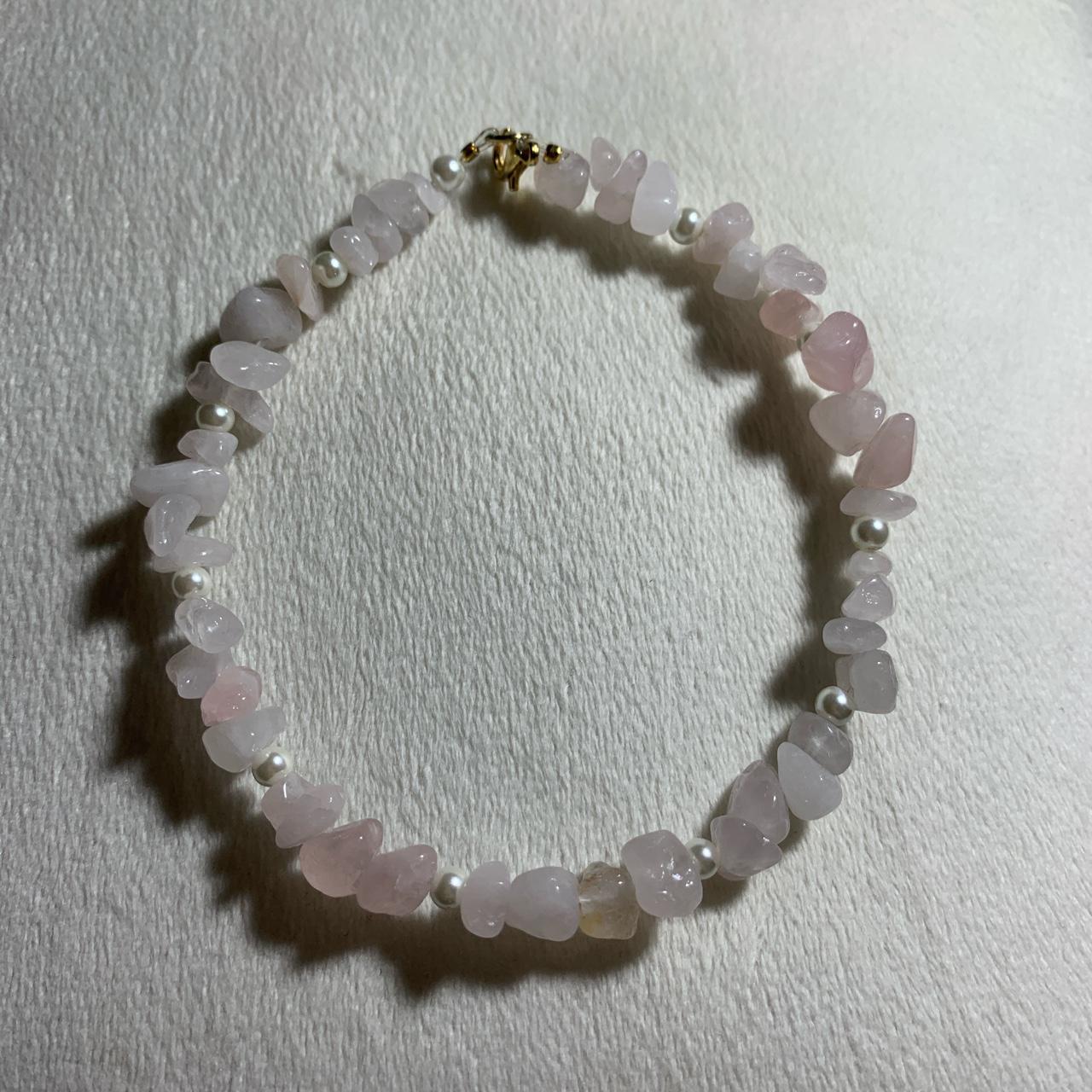 Rose quartz anklet Clearance