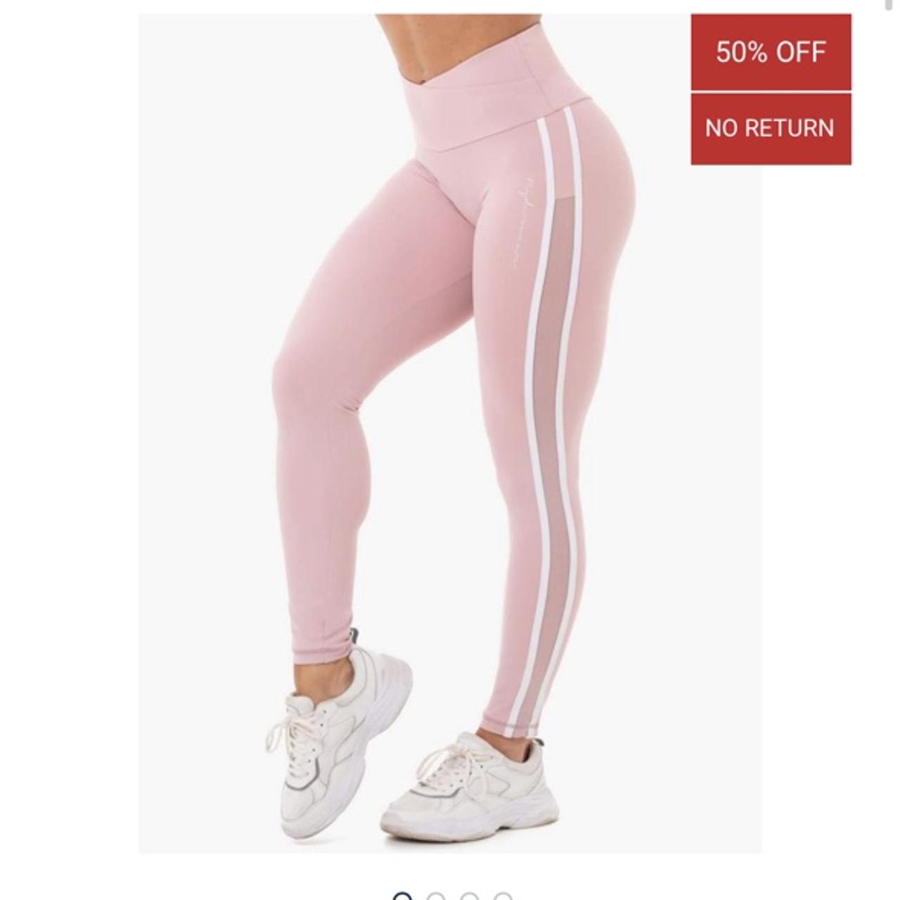 Ryderwear leggings pink size medium - pink Ryderwear - Depop