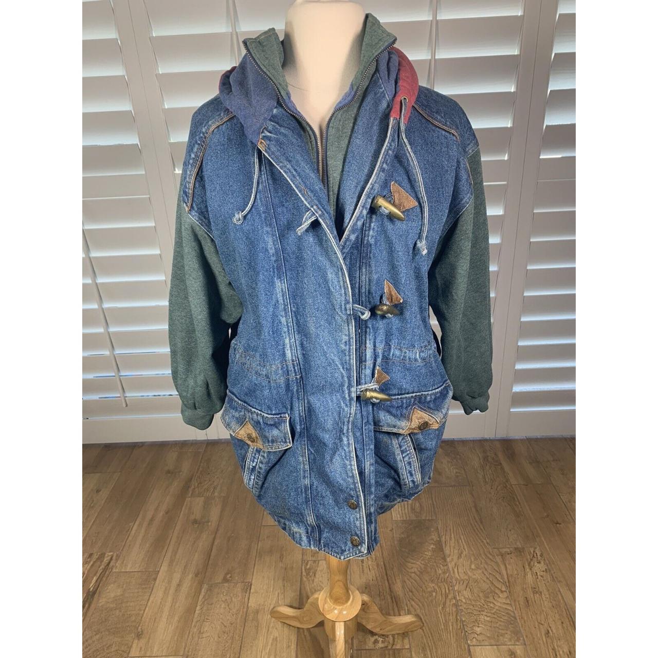 vtg-nyg-new-york-girl-denim-coat-jacket-1x-knit-hood-depop