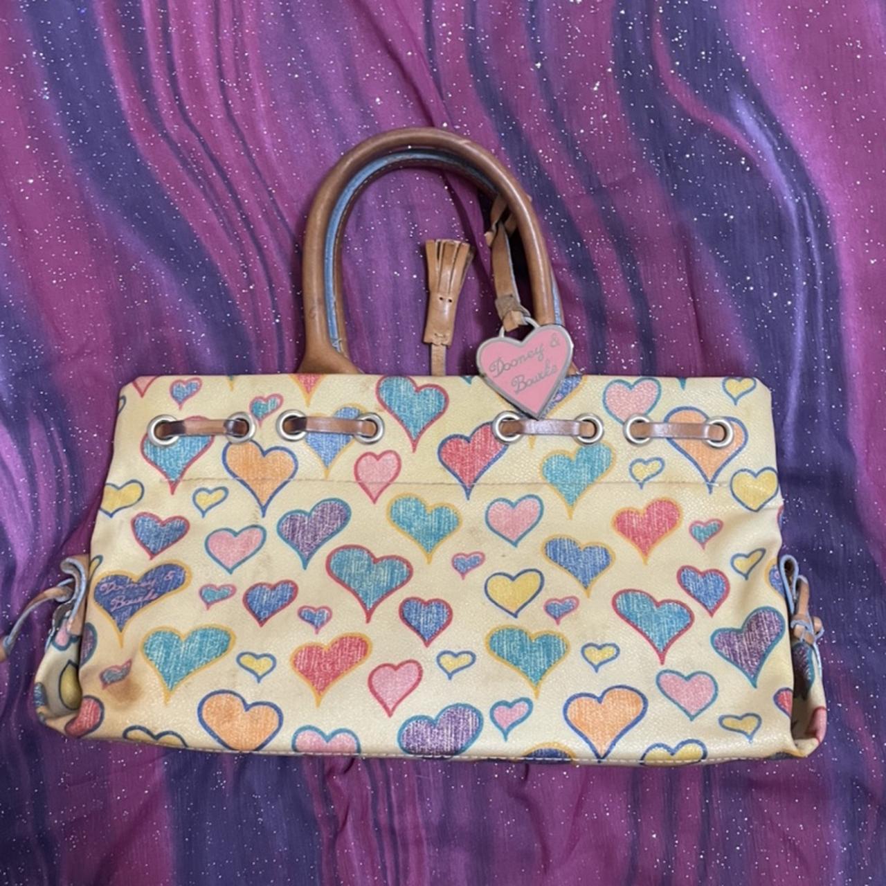 vintage dooney and bourke 90s y2k heart purse y2k Depop