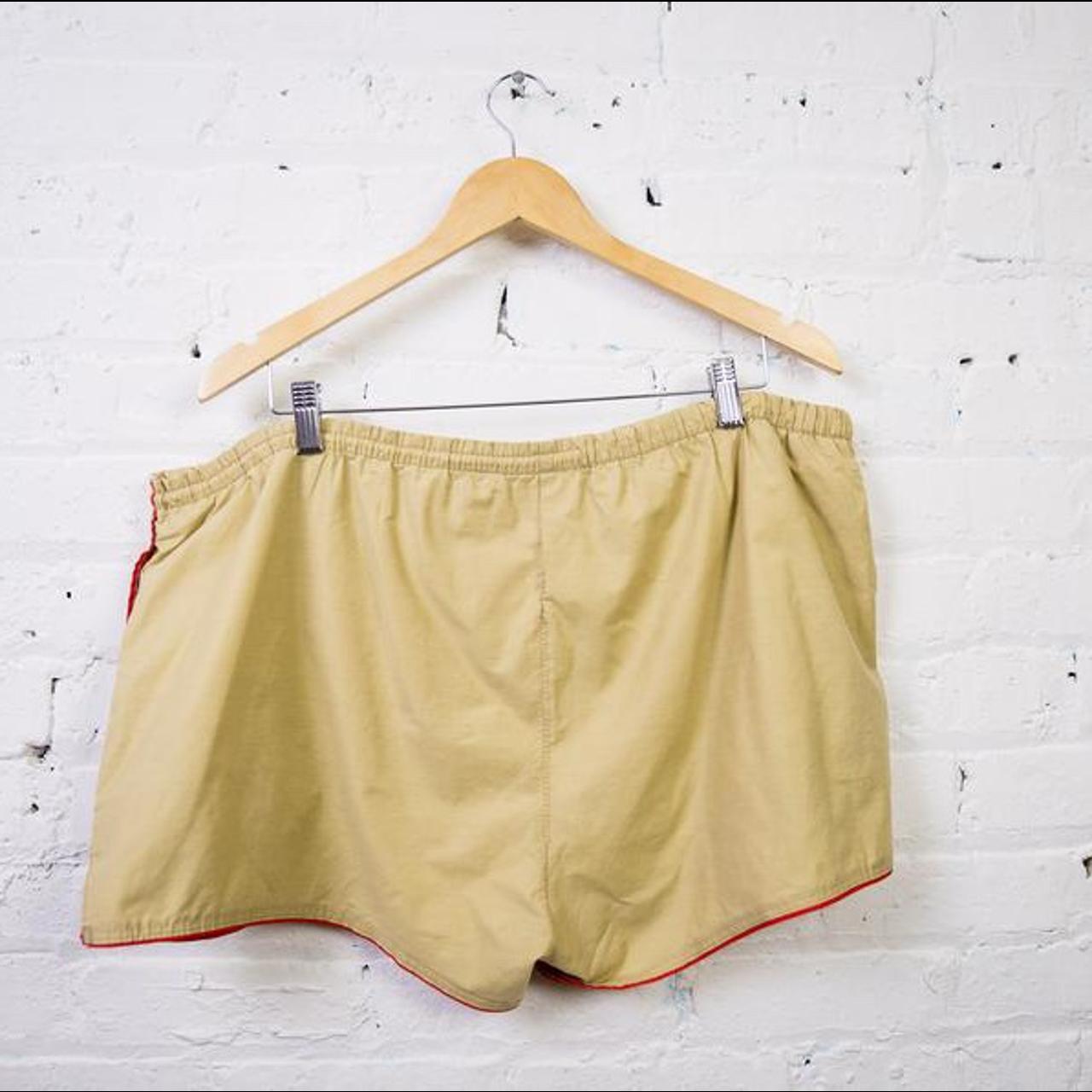 Men's Tan and Red Shorts (3)