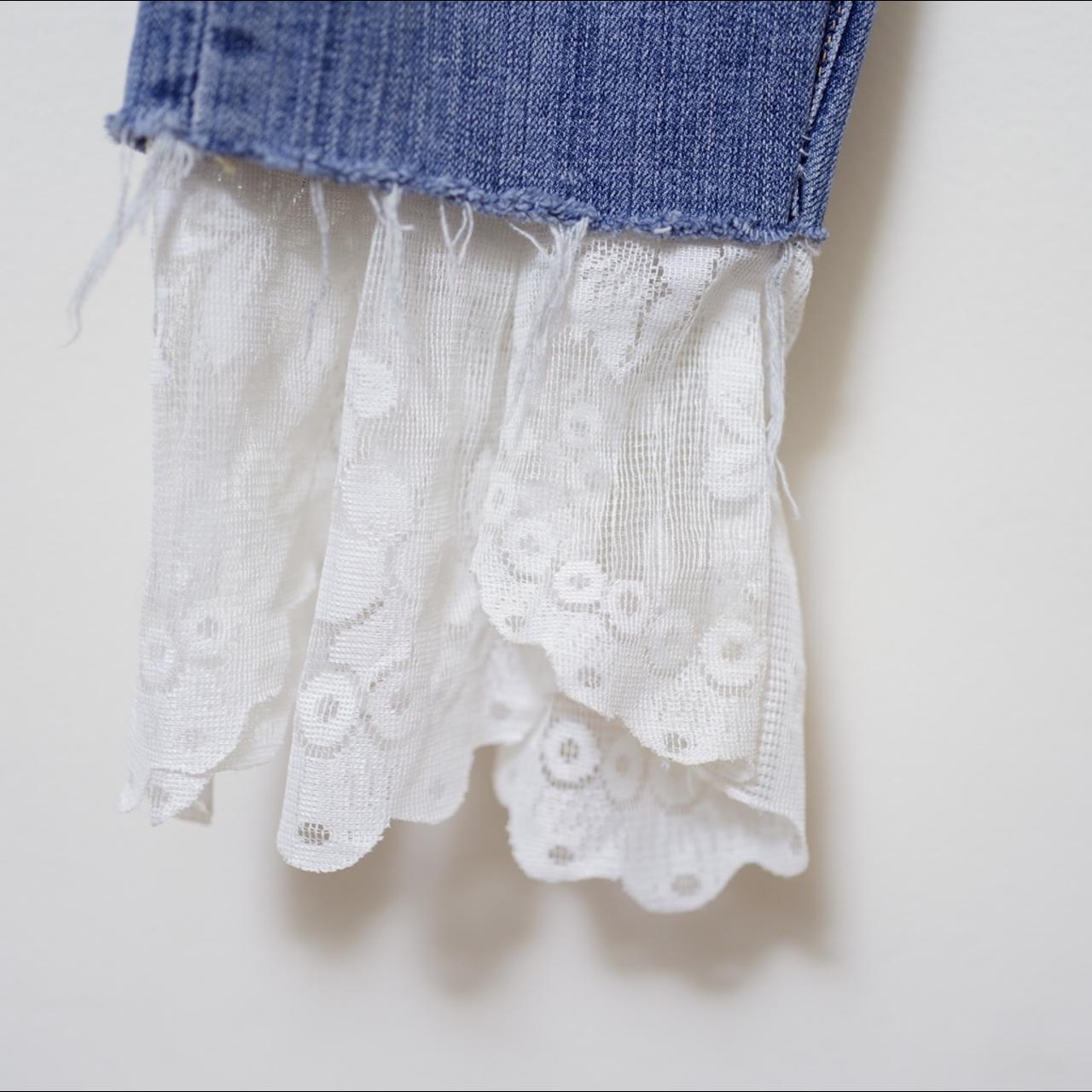 Lucky Brand Women's Blue and White Jeans (3)