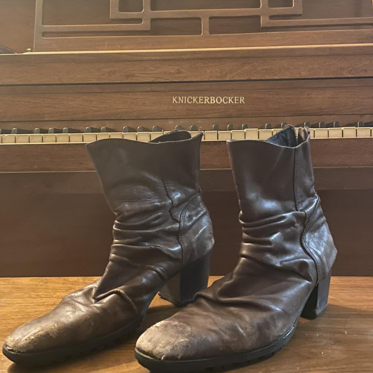 Vintage rock and hot sale roll boots