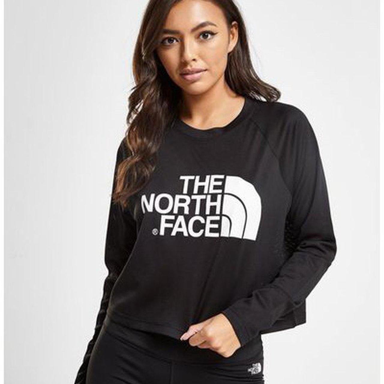 north face mesh crew sweatshirt