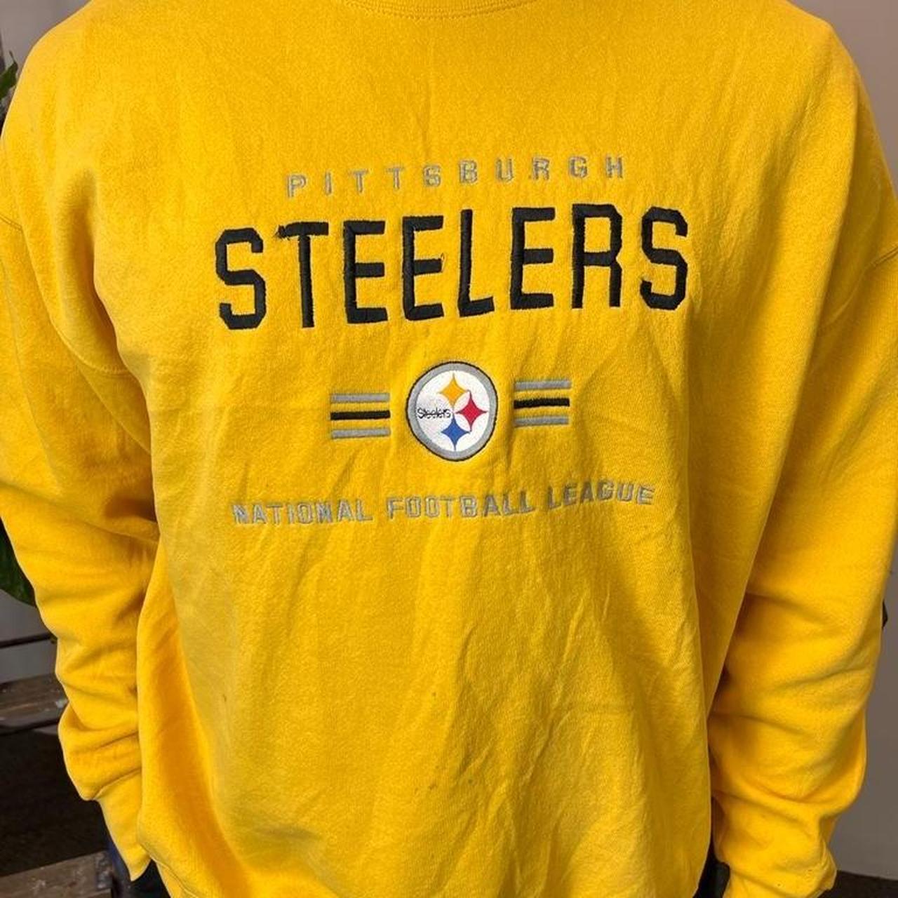 VINTAGE PITTSBURGH STEELERS CREWNECK SWEATSHIRT, XL, LEE SPORTS, MADE IN USA