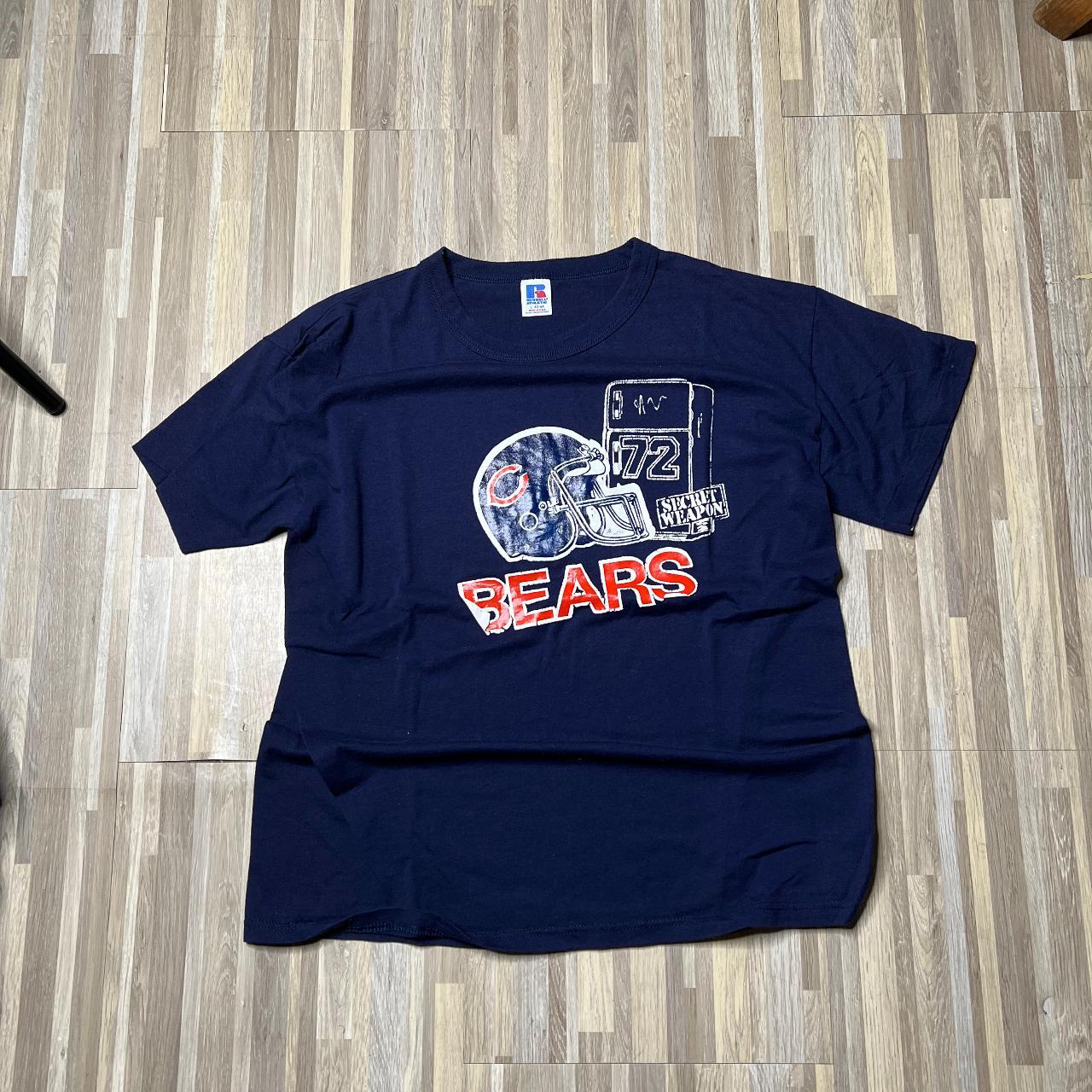 Vintage 80's Chicago Bears AJD NFL Football Navy