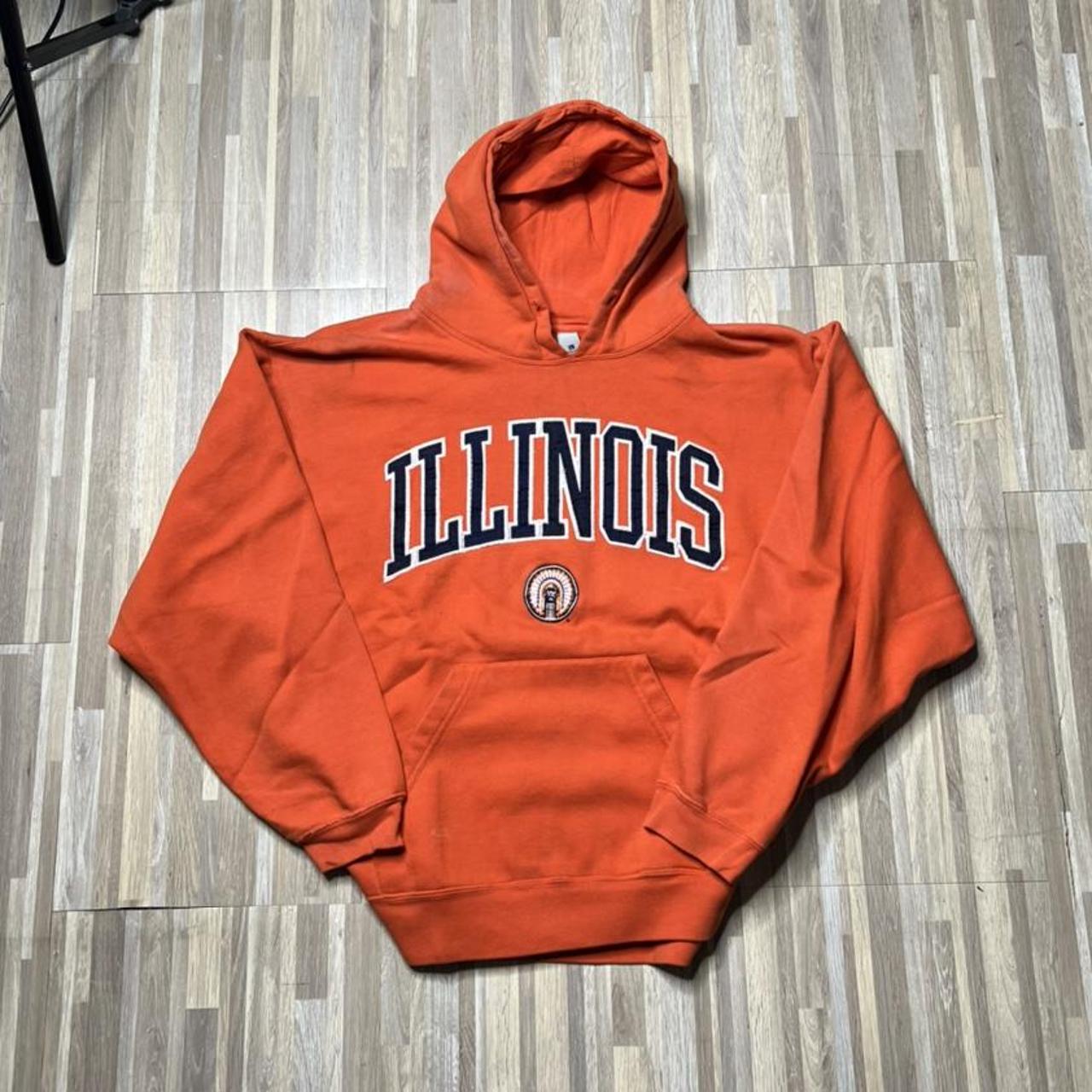 VTG Y2K Illinois University College Varsity... - Depop