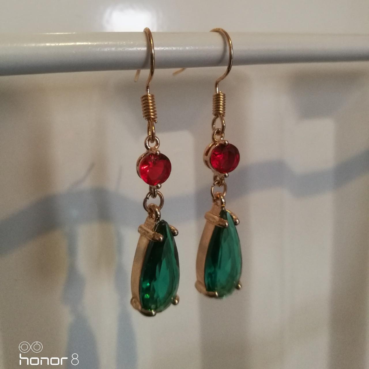 Green Dangle and Drop Howl Anime Cosplay Howl's... - Depop