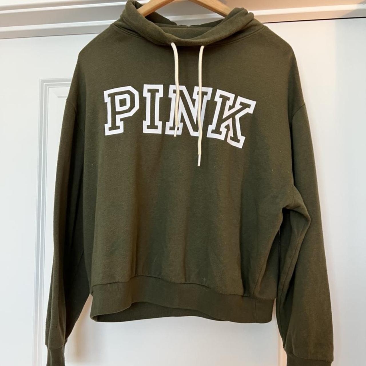 PINK olive Victoria Secret Turtleneck Sweater- size... - Depop