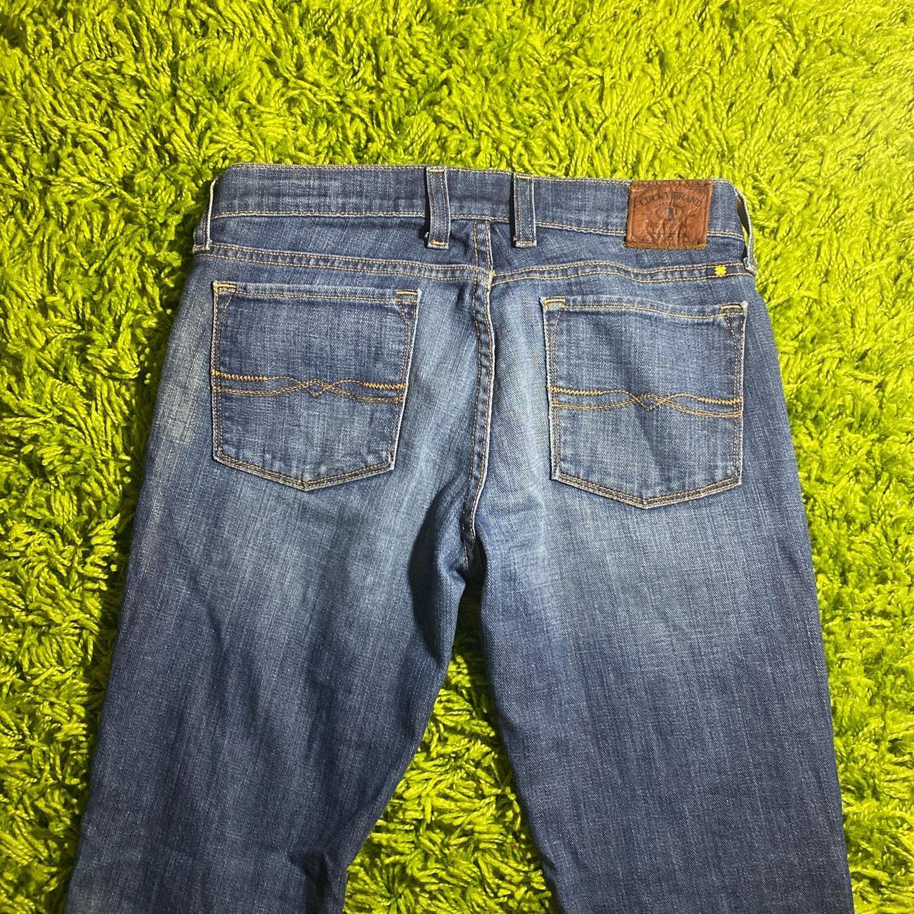 📺 vintage y2k lucky brand low waisted/rise blue... - Depop
