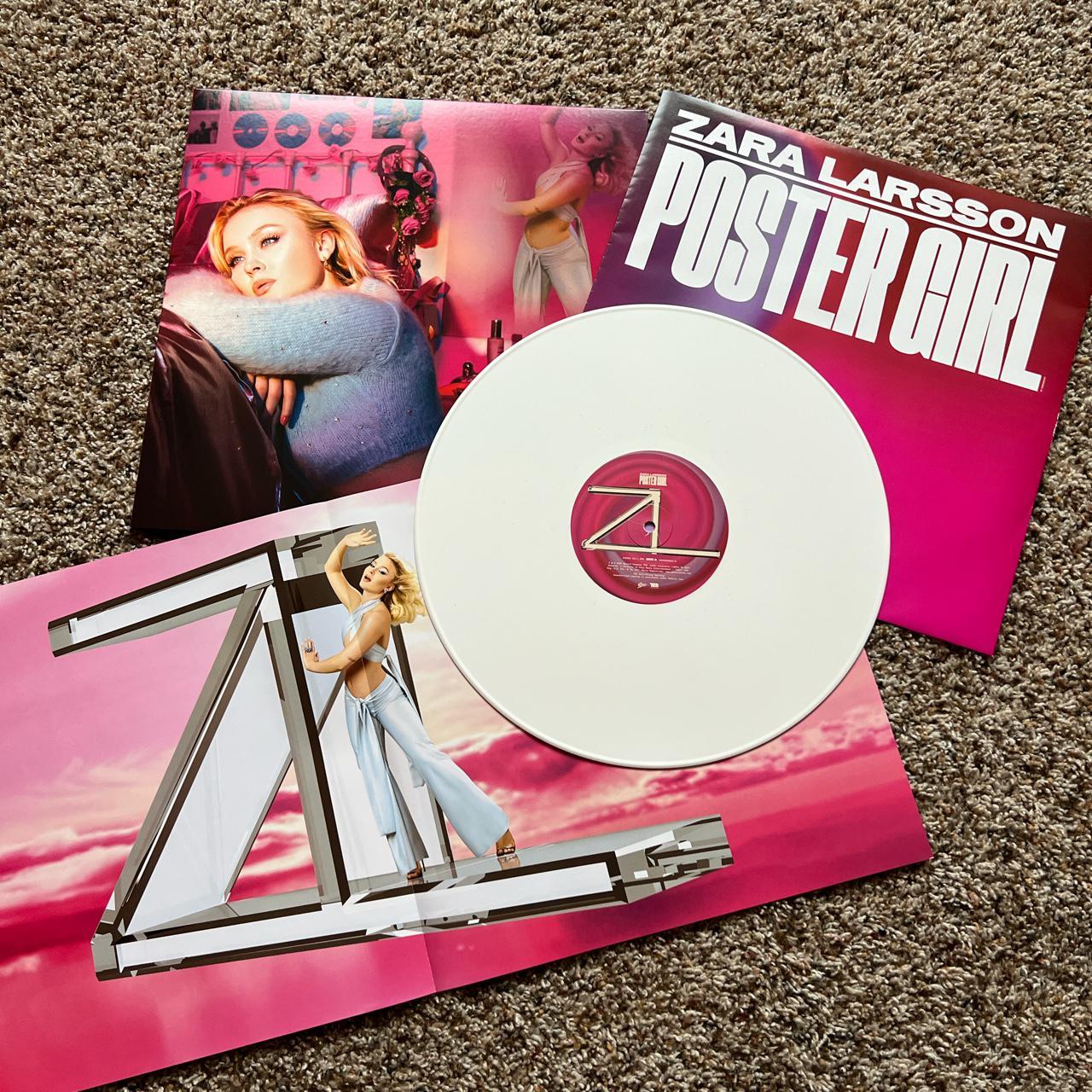 Zara Larsson - Poster Girl White LP Pressing Never... - Depop