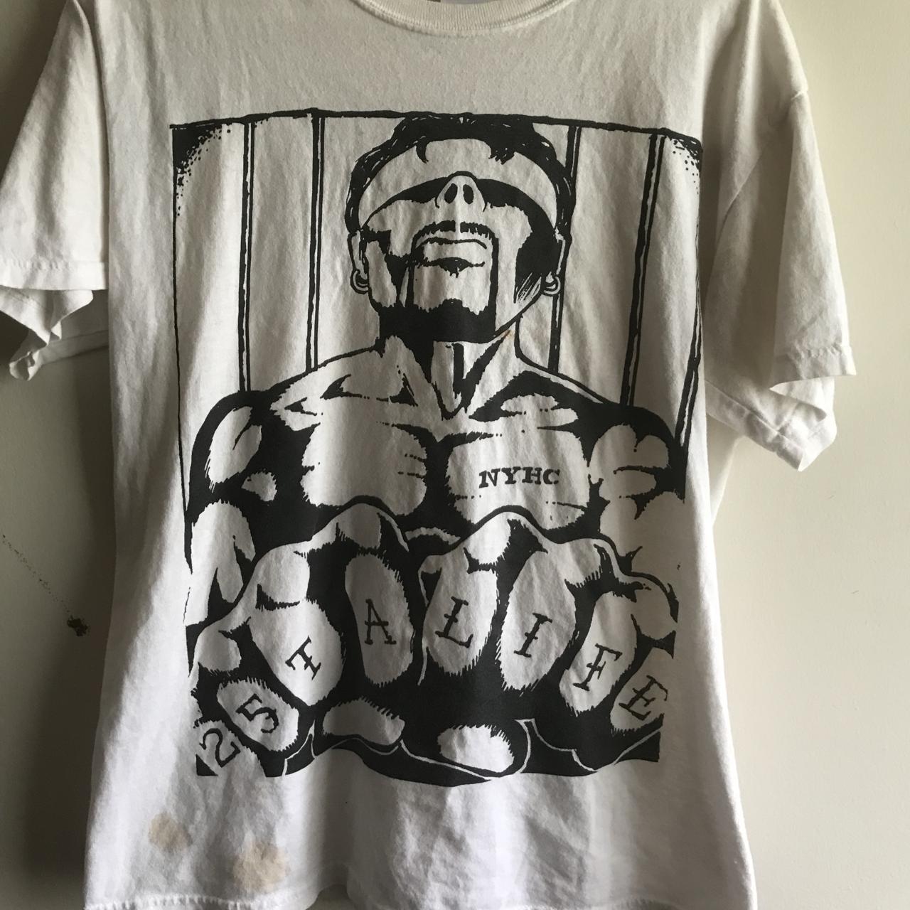 25 Ta Life -Knuckles t-shirt (white) size M printed...