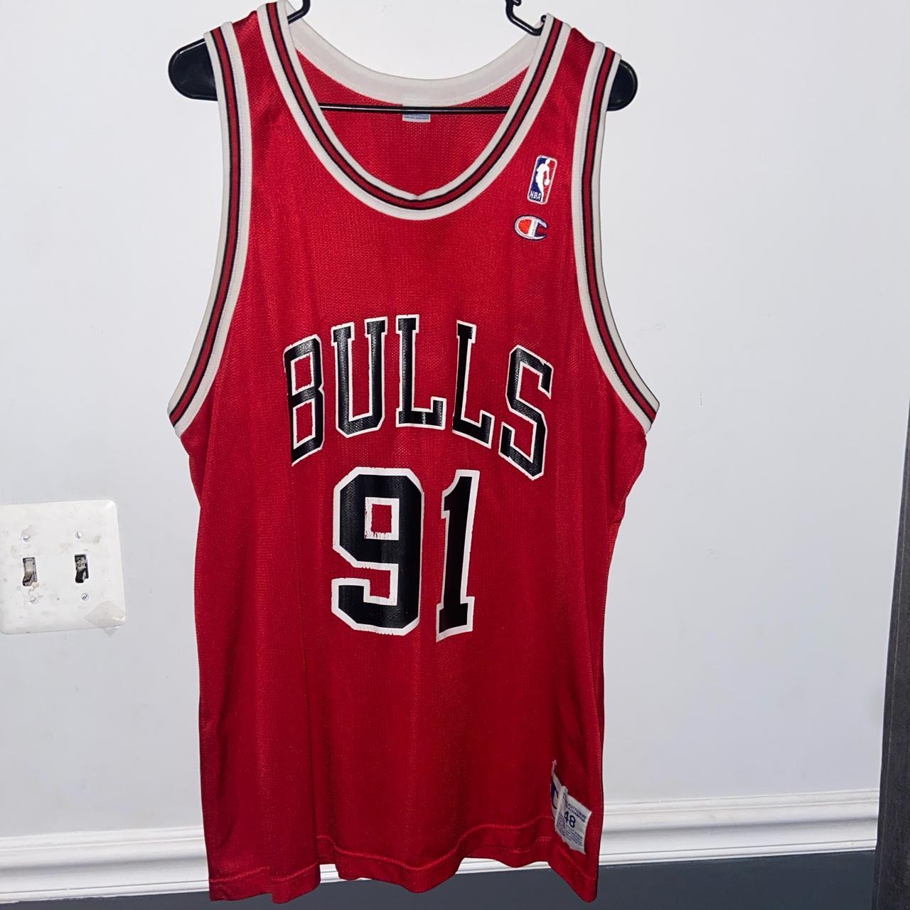 Vintage Dennis Rodman jersey size 48 Chicago bulls... - Depop