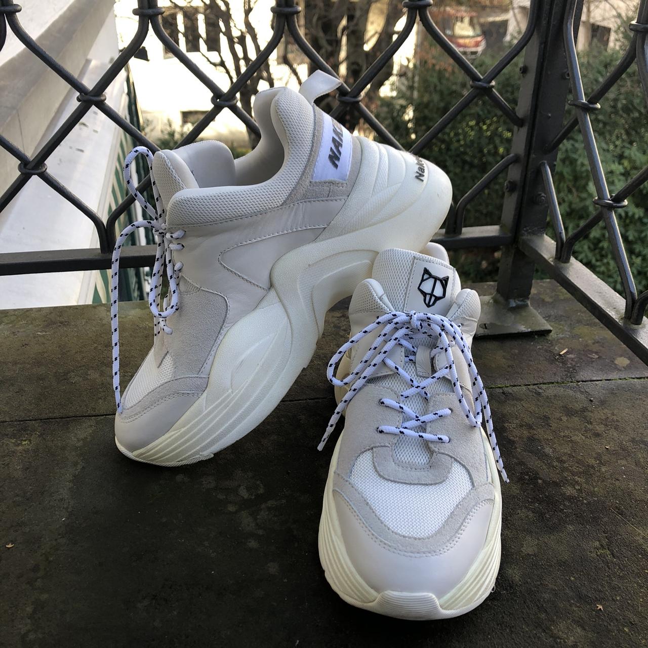 Naked Wolfe Track White Chunky Platform | Depop