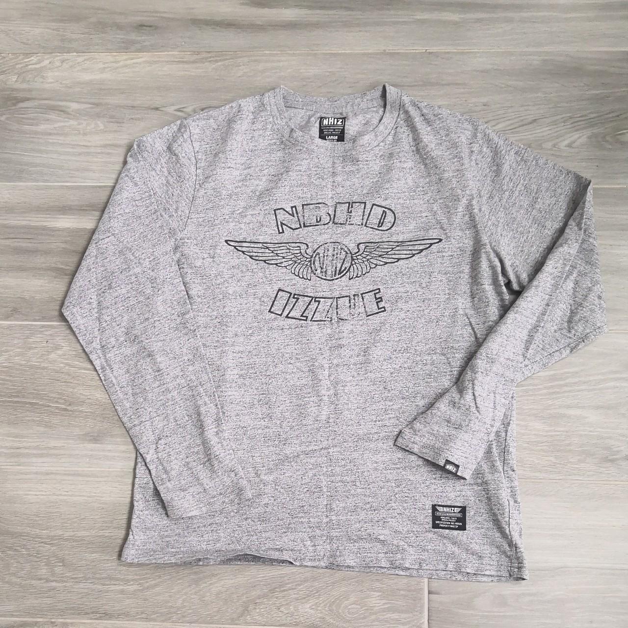 Neighborhood X Izzue Japan long sleeve grey marl t...