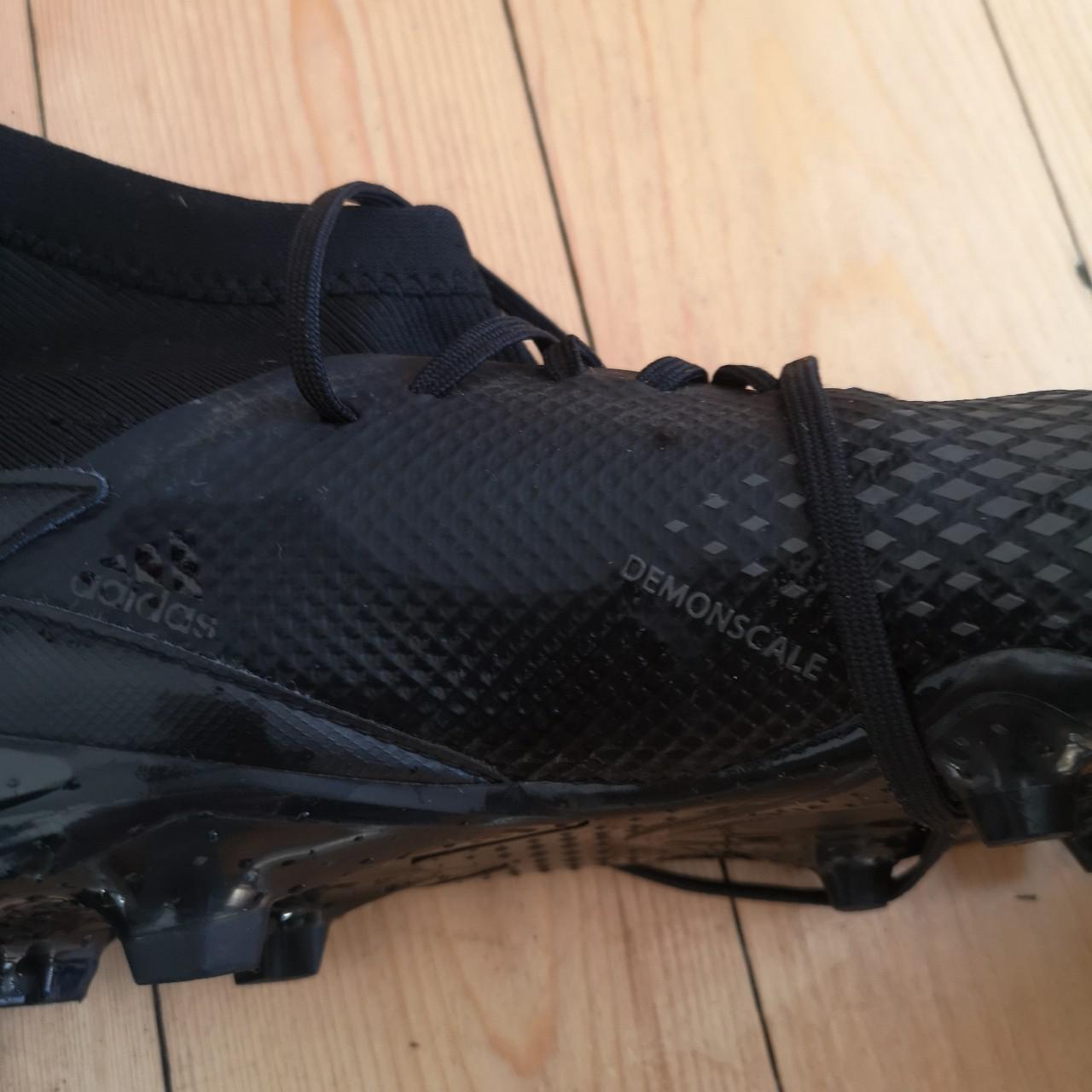 Black adidas predator mens 12 demonscale In... - Depop