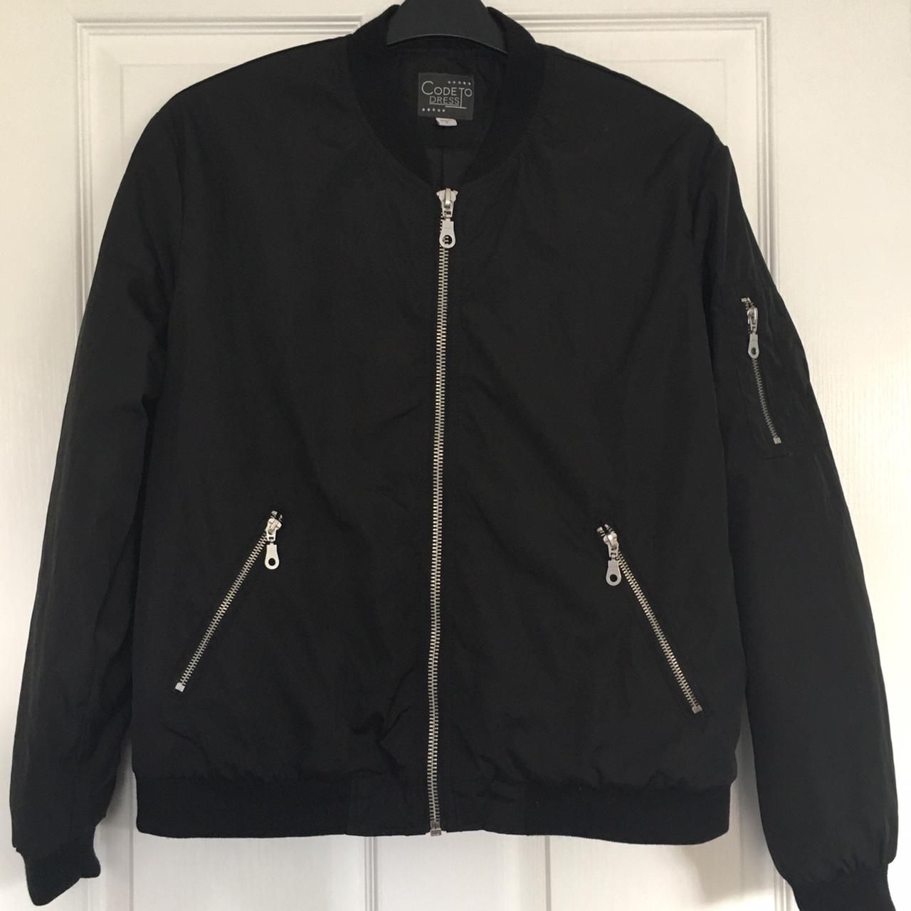 Mens/Womens Retro Bomber Jacket Large 42” Chest.... - Depop