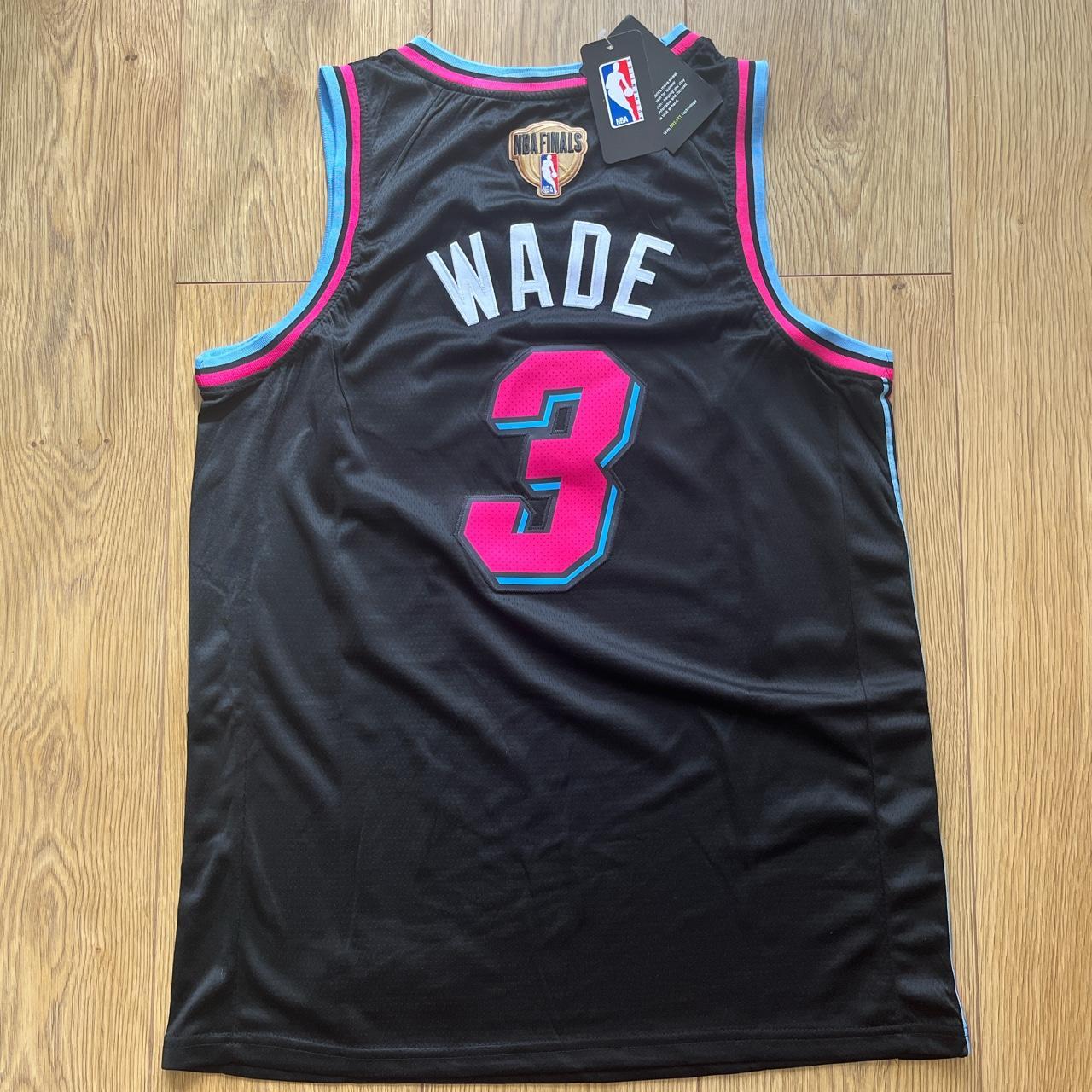 Authentic NBA Dwayne Wade Miami Heat Vice City... - Depop