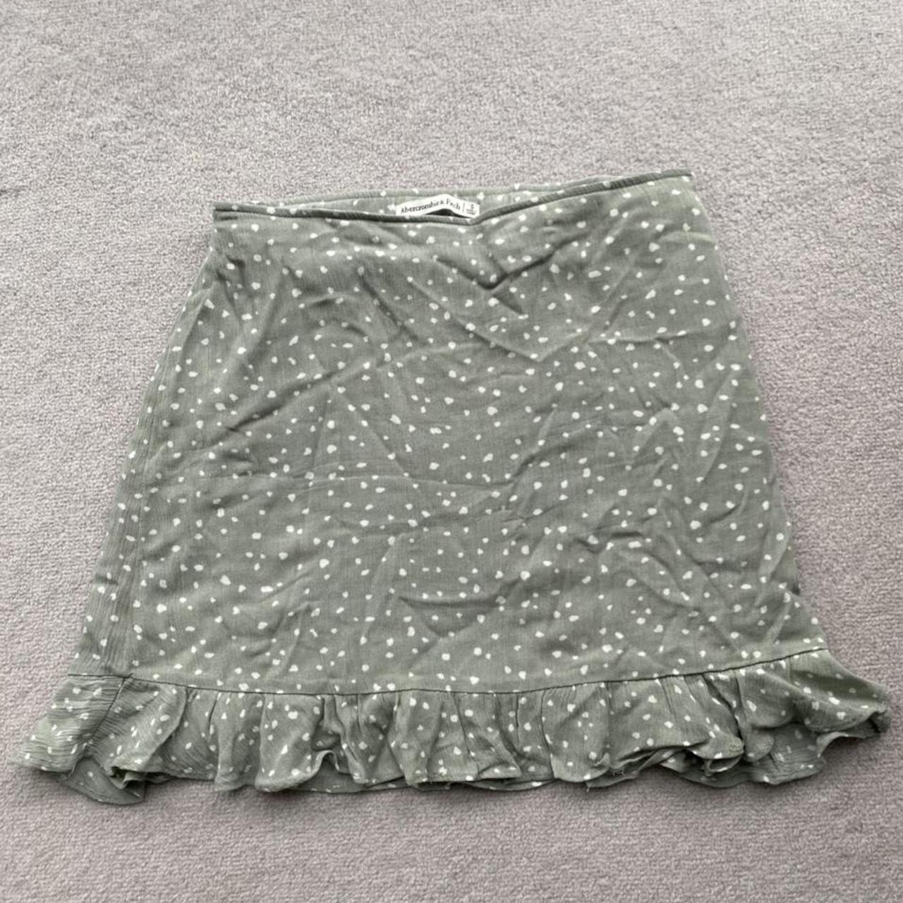 ruffle wrap mini skirt abercrombie