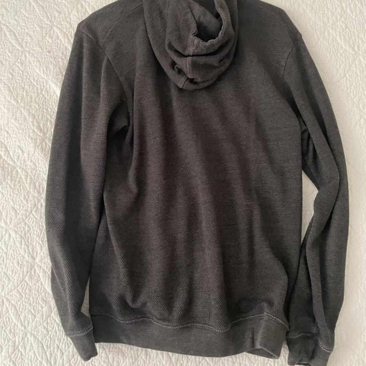 Zara Men Basic Dark Grey Zippered Hoodie. Size... - Depop