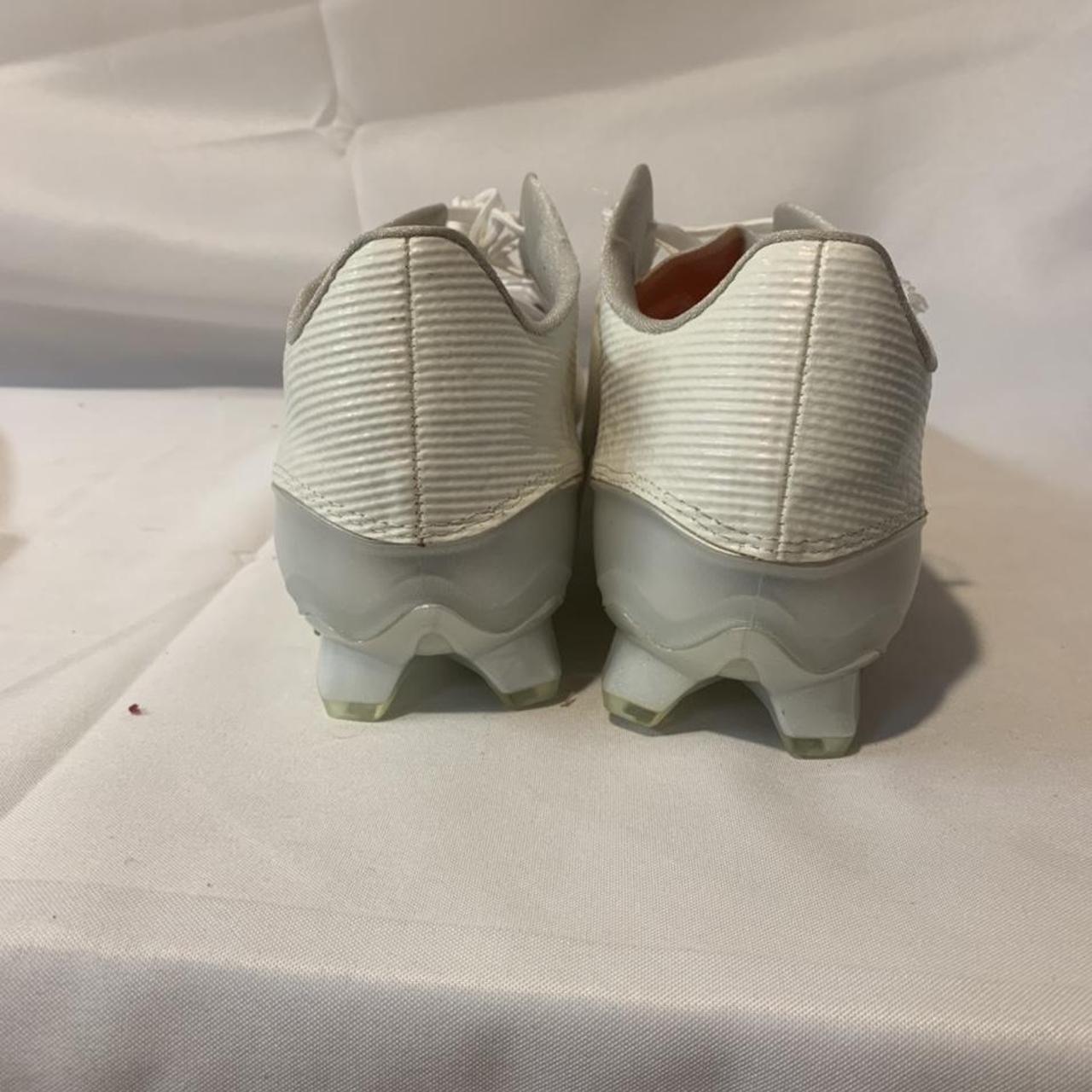 Adidas Men's White and Silver Boots (4)