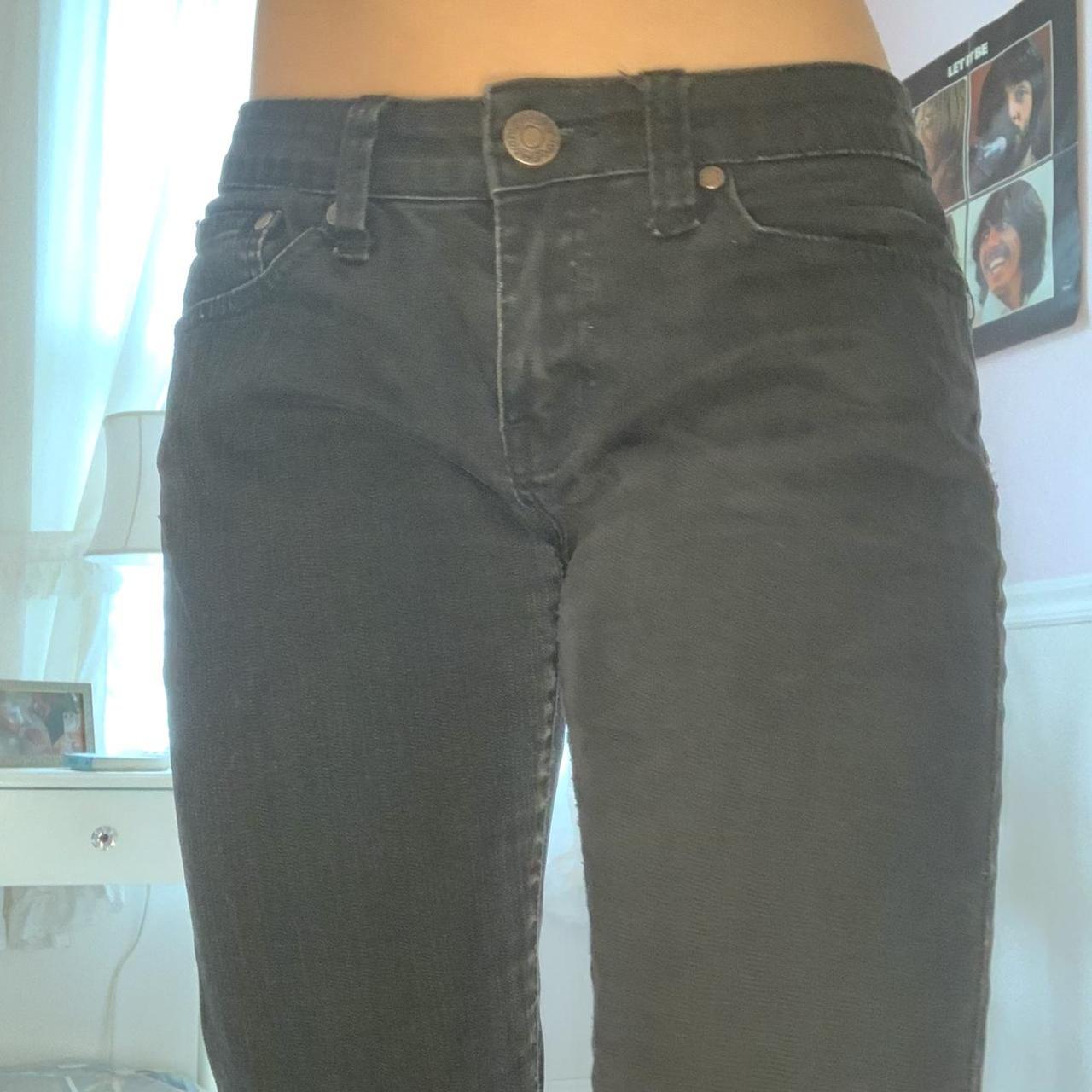 Black low rise jeans - Depop