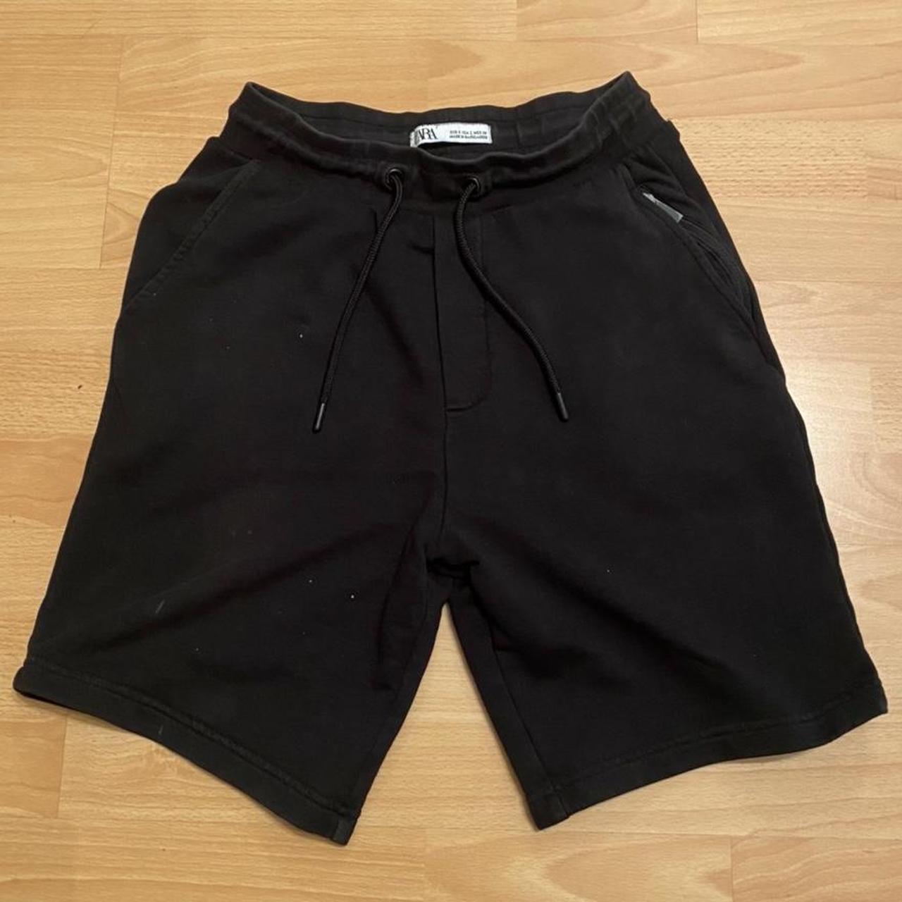 Zara Men's Black Shorts Depop
