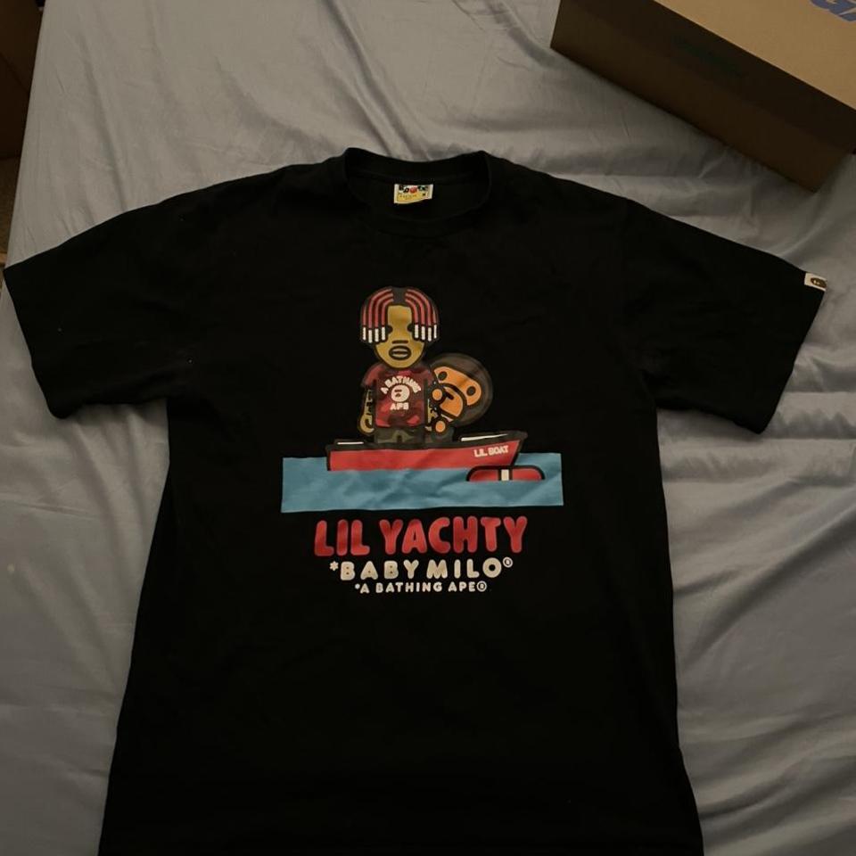 BAPE TEE Lil Yachty x Baby Milo T- Shirt Size... - Depop