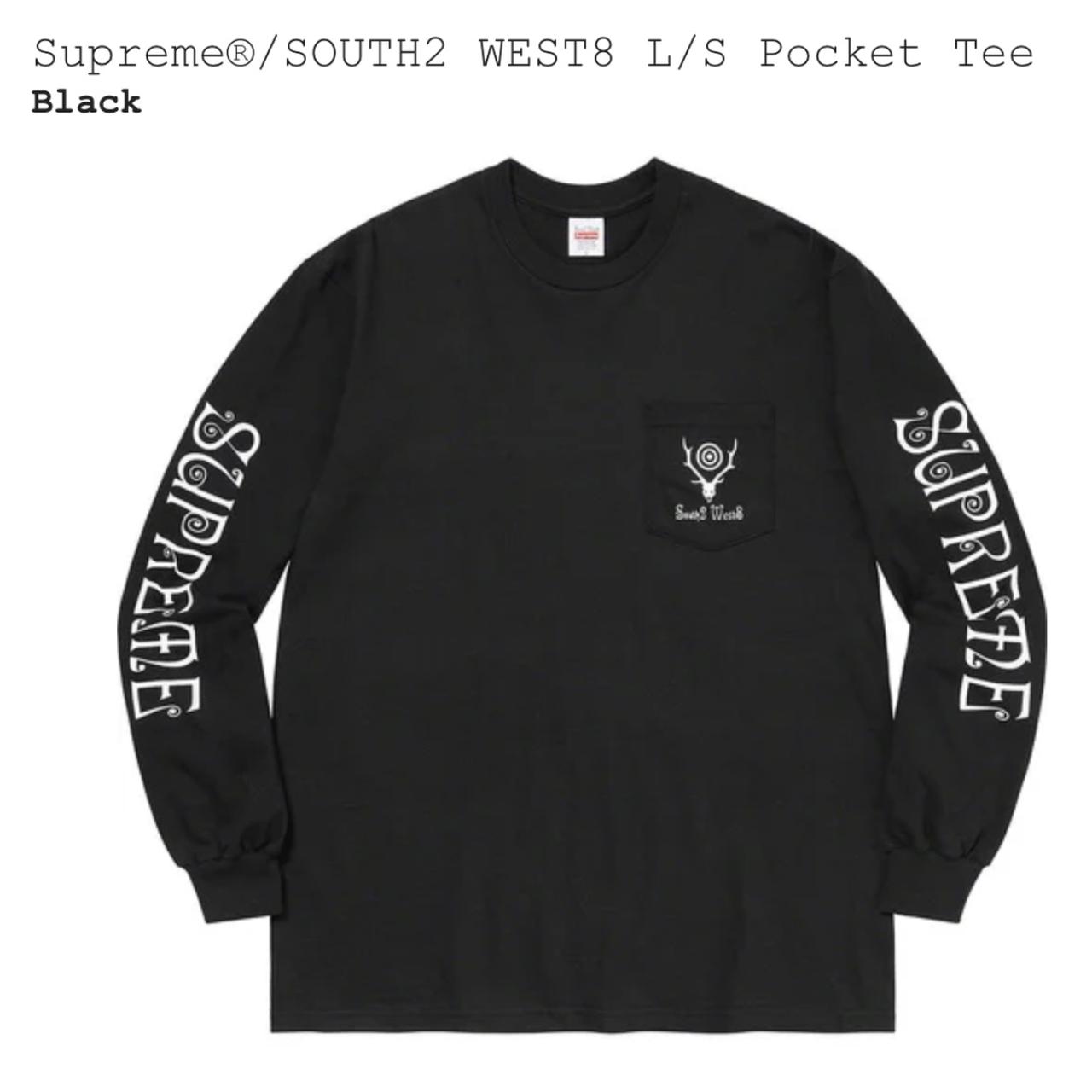 BRAND NEW , Supreme SOUTH2 WEST8 L/S pocket tee...