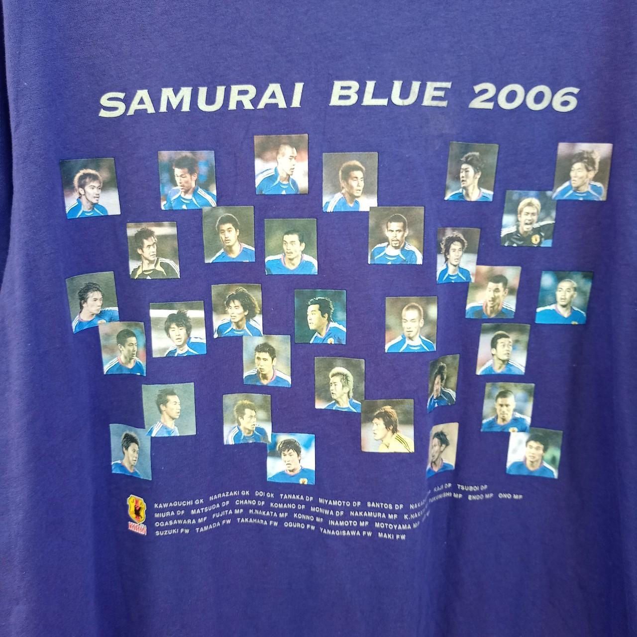 ADIDAS SAMURAI BLUE 2006 SQUAD FOOTBALL SHIRT...