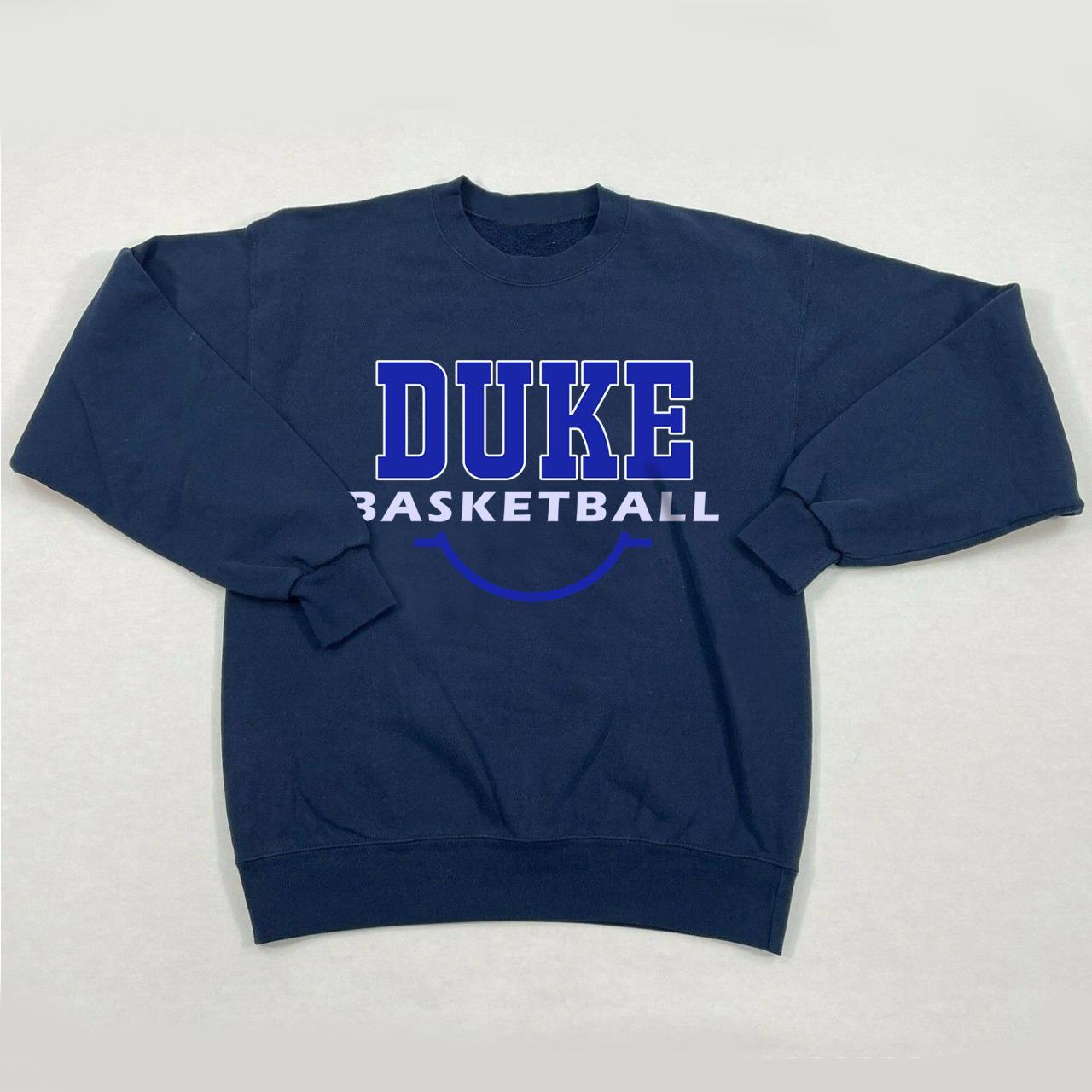 Women's Navy and Black Sweatshirt Depop