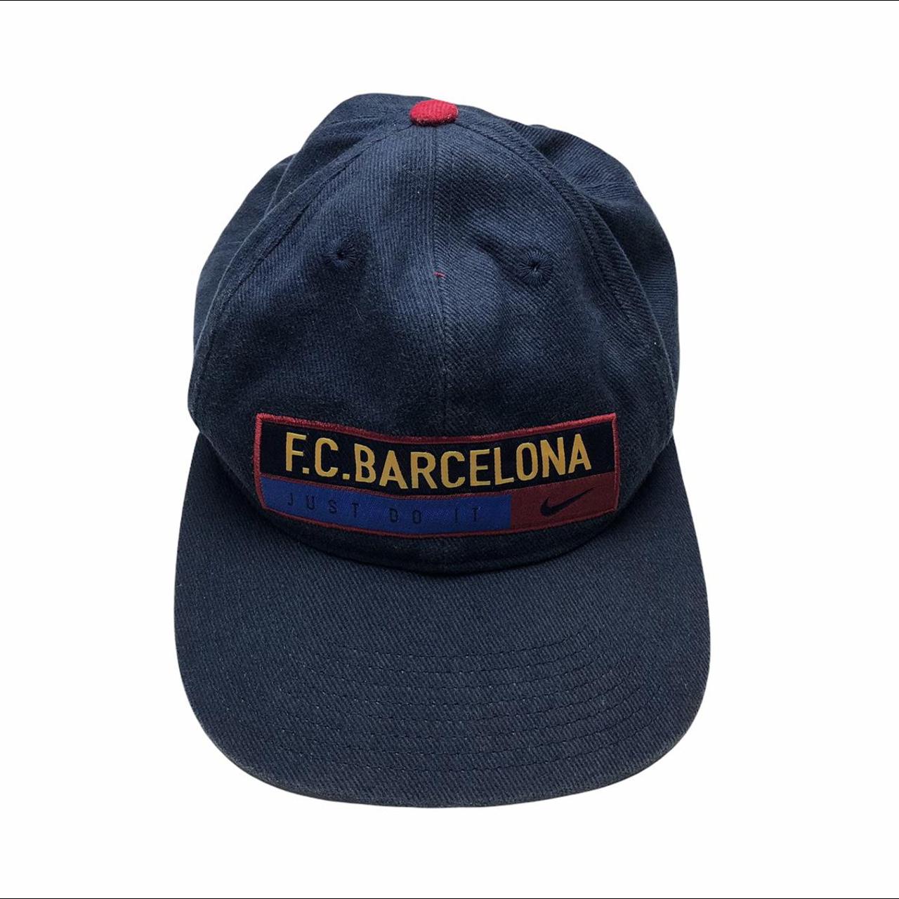 Men’s navy blue Nike F.C. Barcelona cap. In... - Depop