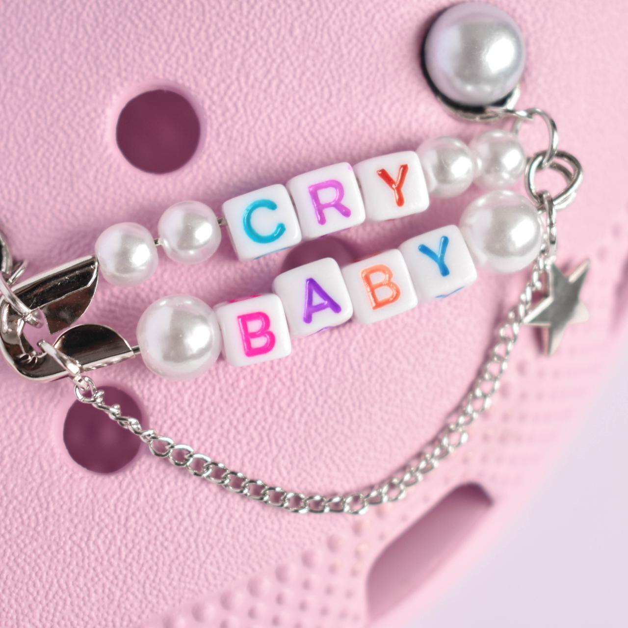 Cry Baby Crocs jibbitz accessory badge shoe charm.... Depop