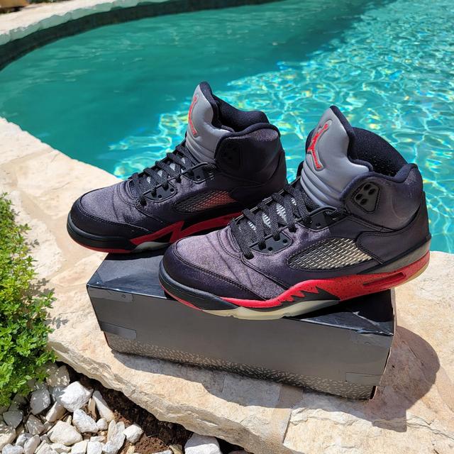 Jordan 5 discount satin bred outfit