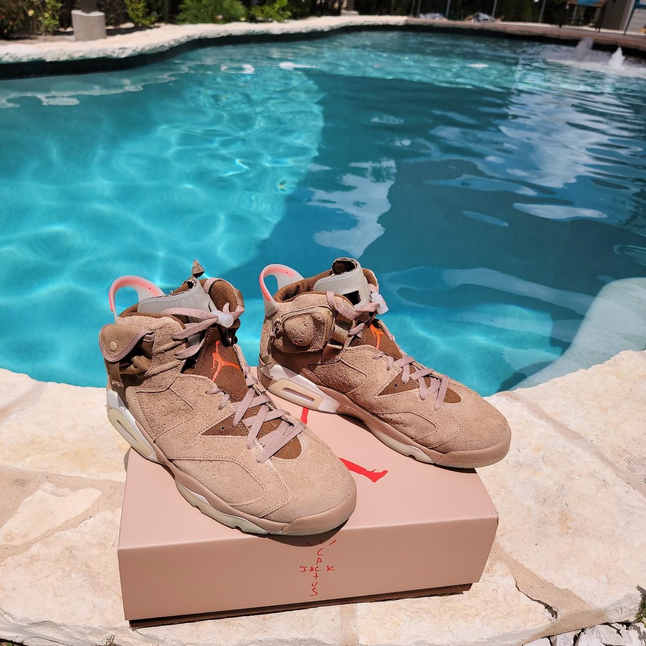 Jordan Retro Travis Scott British khaki Depop - Main Image