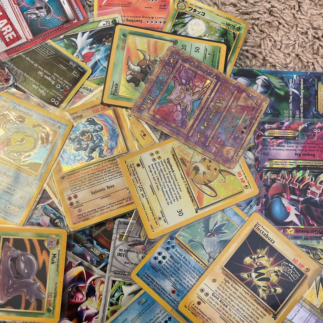 Giant Pokémon card bulk bundle All sleeved and in... Depop