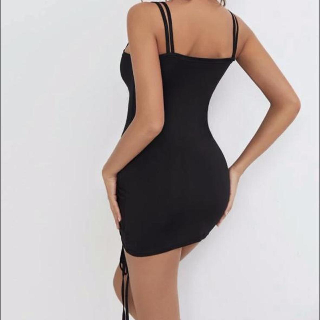Product Image 2 - Shein black drawstring dress size