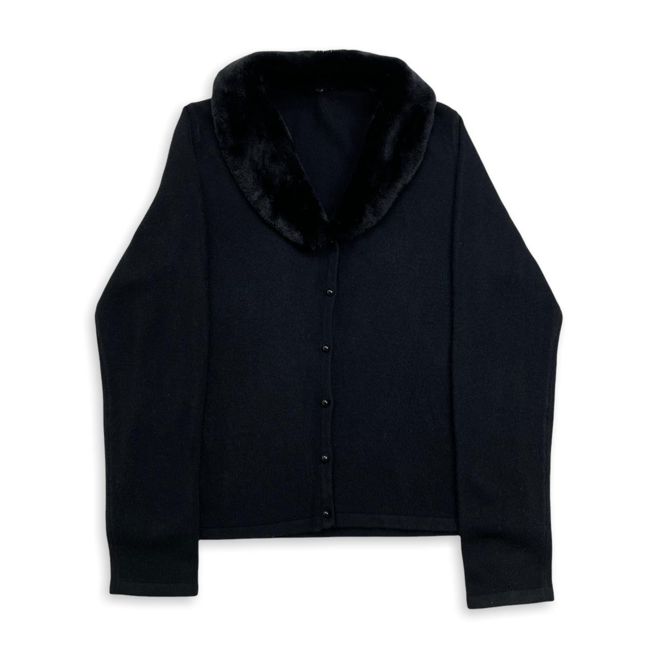 Women's Black Cardigan Depop