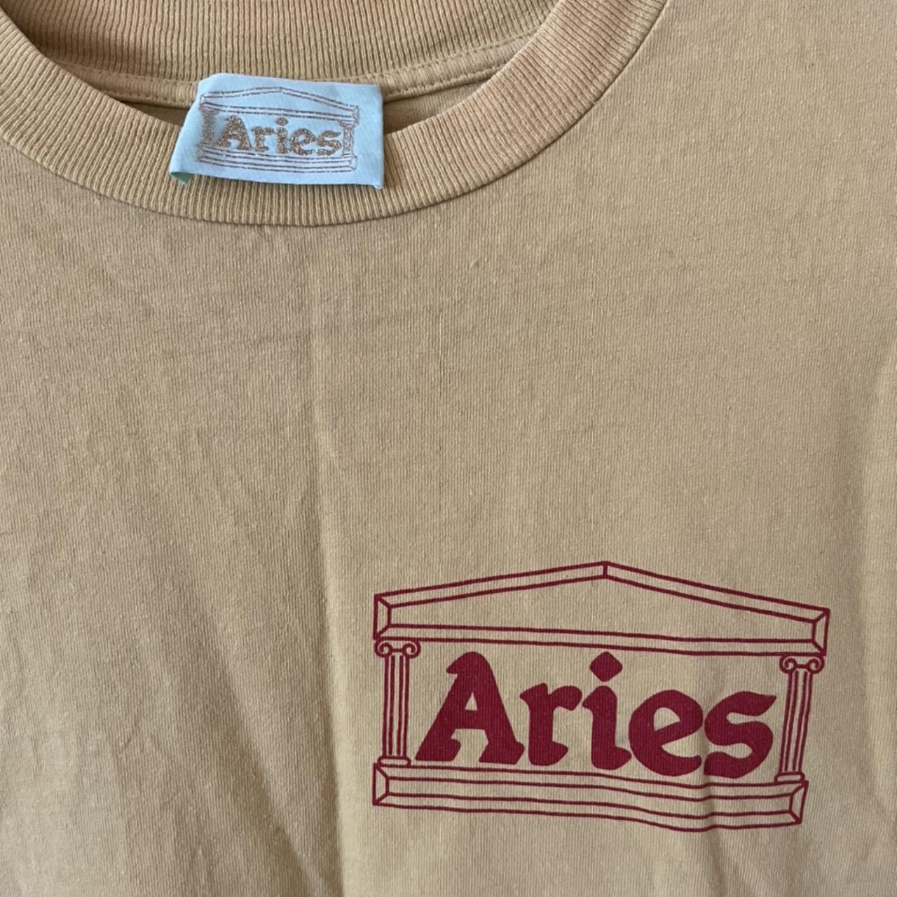 Aries Arise Women's Yellow and Red T-shirt (2)